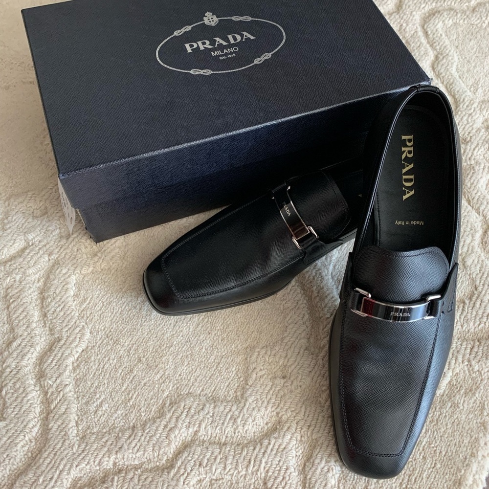 Men’s Prada Leather Loafer - Brand New!!